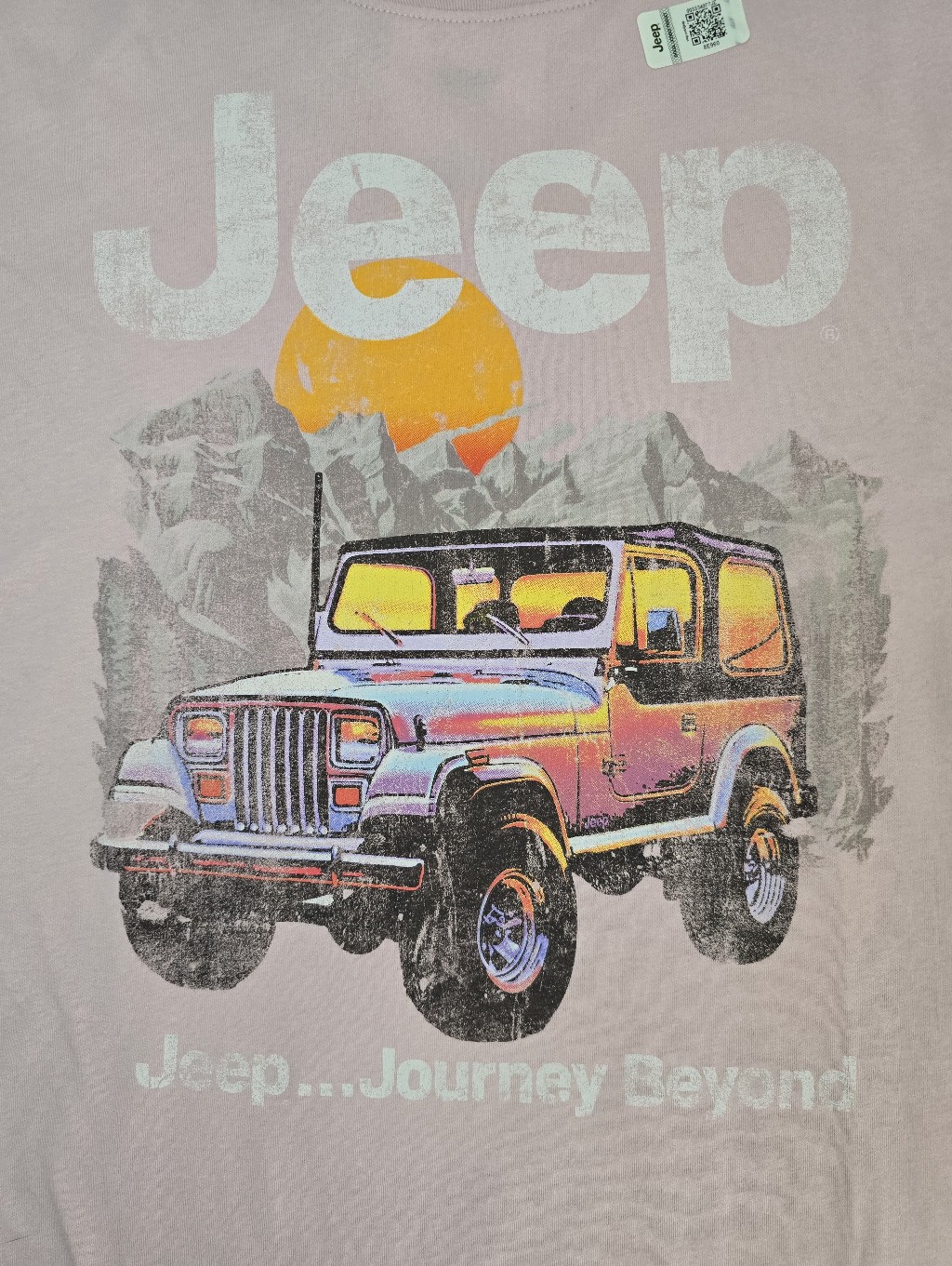 Jeep Pink Graphic Tee Medium Relaxed Fit — image 6 of 8